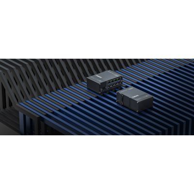 7. Teltonika NETWORKS TSW040 8-Port PoE+ Switch Nie zarządzany Fast Ethernet (10/100) Obsługa PoE Czarny