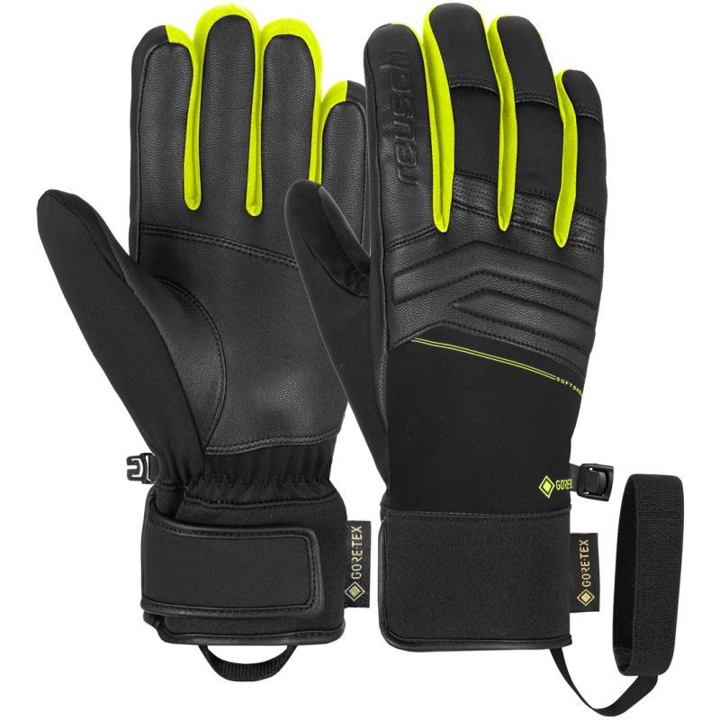 3. Rękawice Reusch Jupiter GORE-TEX r. 9 czarno-żółte