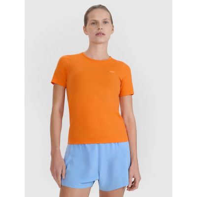 Koszulka do biegania w terenie regular damska 4F 4FWSS25TFTSF1266-70S