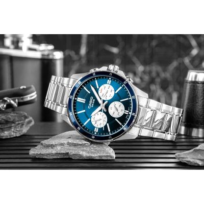 6. Zegarek Męski CASIO MTP-1374D-2A3 + BOX