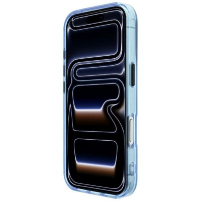 5. Etui BMW M IML Frosted Metal Logo & Trims MagSafe na iPhone 17 Pro Max / 18 Pro Max - niebieskie