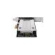 3. Kontroler pamięci masowej ICY Dock ToughArmor MB840M2P-B - Karta M.2 NVMe - PCIe 3.0 x4 - 1 nadajnik/kanał - Srebrny