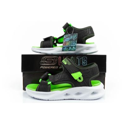 31. Sandały Skechers Jr 401673L/BKLM