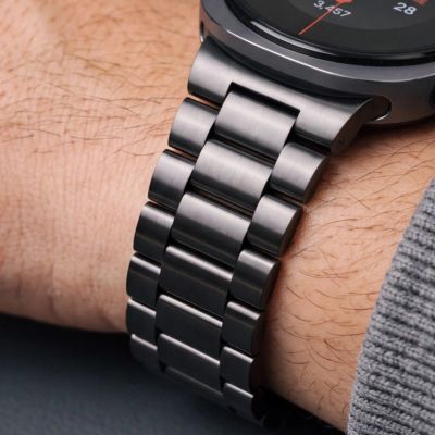 6. Bransoleta Tech-Protect Stainless na Samsung Galaxy Watch 40 / 44 / 46 mm - czarna