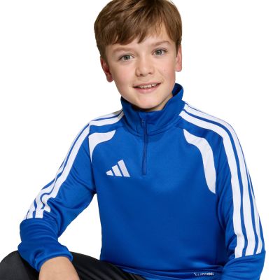 10. Bluza dla dzieci adidas Tiro 26 League Training Top niebiesko-biała JY7162