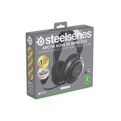 6. Słuchawki Steelseries Arctis Nova 3X Wireless for Xbox, czarne