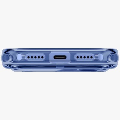 6. Etui UNIQ LifePro Xtreme Magclick Charging na iPhone 18 Pro / 17 Pro - przezroczysto-niebieskie
