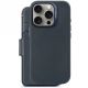 2. Decoded Leather Detachable Wallet - skórzana obudowa ochronna do iPhone 16 Pro kompatybilna z MagSafe (navy)