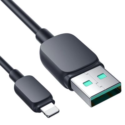 2. Kabel Joyroom Multi-Color Series A14 Lightning / USB-A 2.4A 1.2 m - czarny