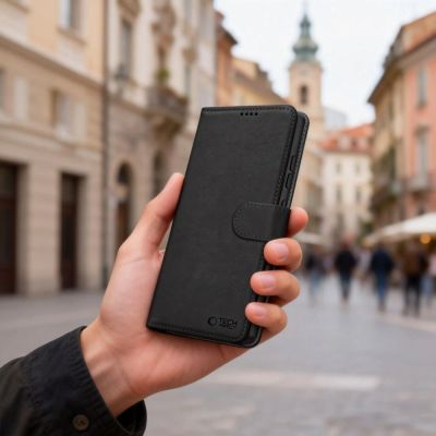 7. Etui Tech-Protect Wallet na Samsung Galaxy S26+ - czarne