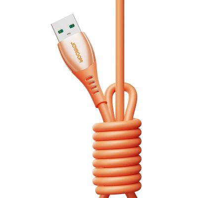 2. Kabel Joyroom S-A59 Vibrant Series 3A USB-A - Lightning 1,2m - pomarańczowy