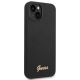 4. Etui Guess Silicone Vintage Gold Logo na iPhone 14 Plus - czarne