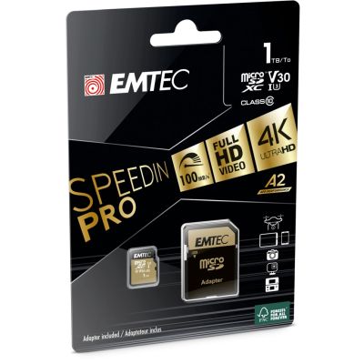 2. Emtec ECMSDM1TXC10SP pamięć flash 1 TB MicroSDXC UHS-I Klasa 10
