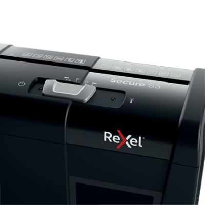 6. Rexel Niszczarka Secure S5, (P-2), 5 kartek, 10 l kosz