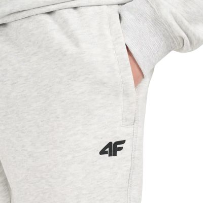 3. Spodnie męskie 4F CAS M1674 chłodny jasny szary melanż 4FWMM00TTROM1674 27M
