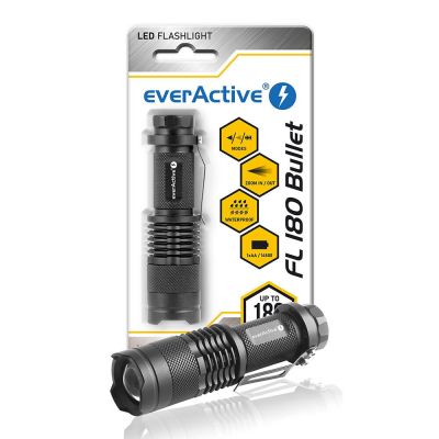 11. EVERACTIVE LATARKA RĘCZNA DIODOWA (LED) "BULLET" DIODA CREE XP-E2 FL180