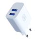 2. Ładowarka sieciowa 3mk FlowPower 10W 2.4A 2A - biała