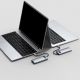 10. Baseus Metal Gleam 5w1 wielofunkcyjny HUB USB Typ C - USB Typ C Power Delivery 100 W / HDMI 4K 30 Hz / 3x USB 3.2 Gen 1 Szary (CAHUB-CX0G)