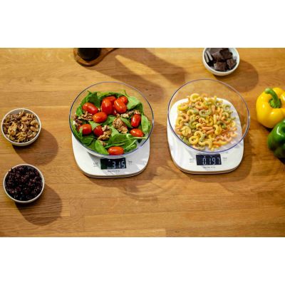 4. Waga kuchenna z misą 5kg ZKS1451 Zelmer ivory