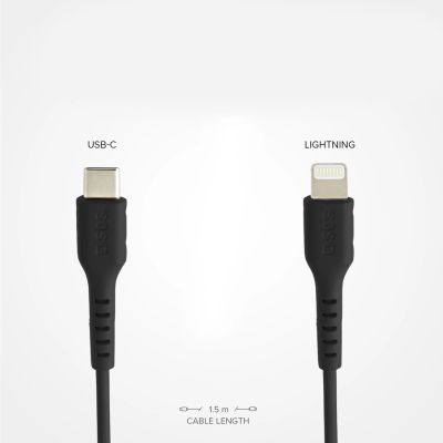 4. Kabel SBS TECABLELIGTC1K USB-C - Lightning 1m - czarny