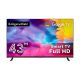 Telewizor Kruger&Matz 43" FHD Google TV,  DVB-T2/S2/T/C   H.265 HEVC
