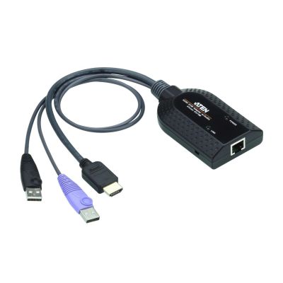 2. ATEN KA7188-AX kabel KVM Czarny, Metaliczny, Fioletowy
