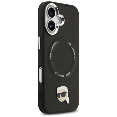4. Etui Karl Lagerfeld Karl Pin MagSafe do iPhone 17 - czarne