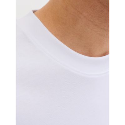 4. Jack&Jones koszulka t-shirt JJEBARRON TEE SS O-NECK NOOS 12298906 WHITE