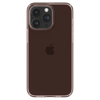 10. Etui Spigen Crystal Flex na iPhone 15 Pro Max - różowo-przezroczyste