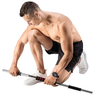 22. Sztangielki gumowane HMS SGGX20 z funkcją sztangi 20kg