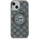 3. Etui Karl Lagerfeld IML Monogram Karl & Choupette Head MagSafe na iPhone 15 Plus - czarne