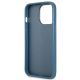 7. Etui Guess 4G Triangle Logo Cardslot na iPhone 13 Pro / 13 - niebieskie
