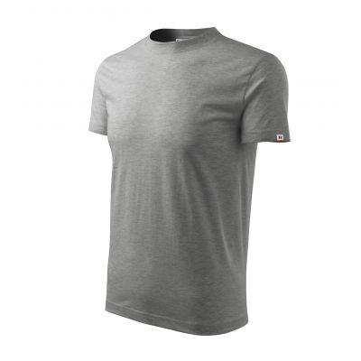 Koszulka unisex Base (ciemnoszary melanż (brand label))