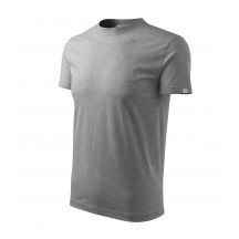 Koszulka unisex Base (ciemnoszary melanż (brand label))