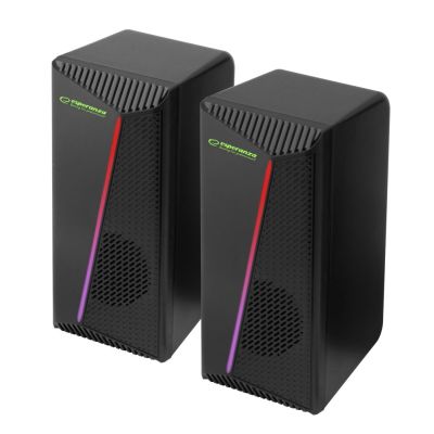 8. ESPERANZA GŁOŚNIKI 2.0 USB LED RAINBOW NORTEC EGS106