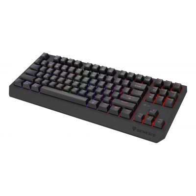 GENESIS Thor 230 TKL klawiatura Gaming USB + RF Wireless + Bluetooth QWERTY US English Czarny