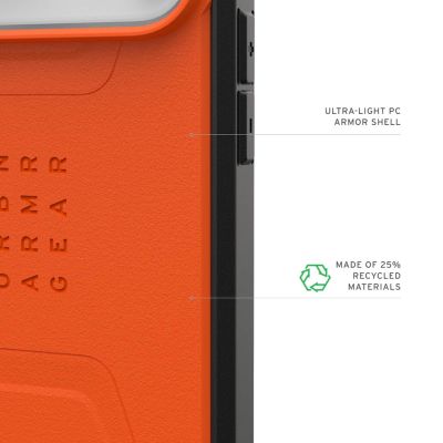 9. UAG Civilian MagSafe - etui do iPhone 17 Pro Max kompatybilne z MagSafe (orange)