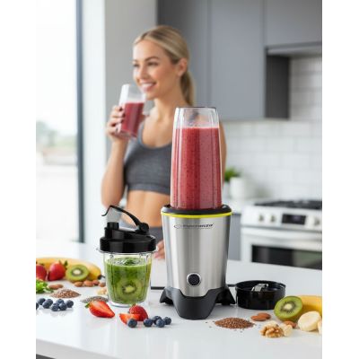 22. Blender sportowy Esperanza MASTER EKM028 (1000W; kolor czarno-srebrny)
