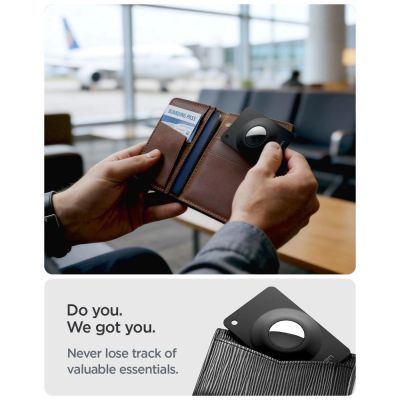 7. Etui Spigen AirFit 2 2-Pack na Apple AirTag 1 / 2 - czarne