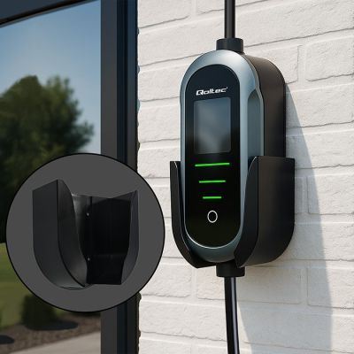 6. Qoltec Mobilna ładowarka do samochodu elektrycznego EV i hybryd z regulacją 2w1 Typ2 | 22kW | 400V | CEE 32A | Wi-fi | TUYA | SMART LIFE | LCD | Przenośna | Wallbox | 7m