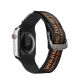 2. Dux Ducis Strap (Outdoor Version) pasek Apple Watch Ultra, SE, 9, 8, 7, 6, 5, 4, 3, 2, 1 (49, 45, 44, 42 mm) nylonowa opaska bransoleta czarno-pomarańczowy