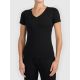 T-shirt basic z dekoltem typu serek damski 4F 4FWMM00TTSHF3307-20S