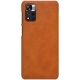 3. Nillkin Qin Case etui do Xiaomi Redmi Note 11 Pro+ (China) / Redmi Note 11 Pro (China) / Mi11i HyperCharge osłona na aparat kabura pokrowiec obudowa z klapką brązowy