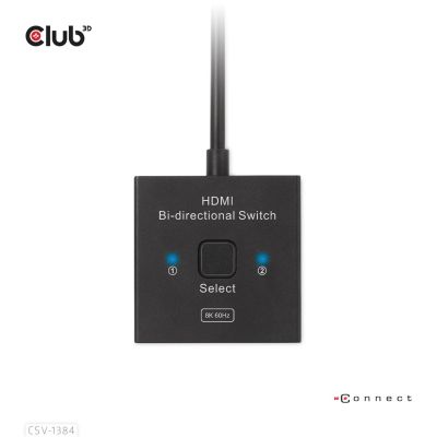 4. CLUB3D CSV-1384 przełącznik KVM Czarny
