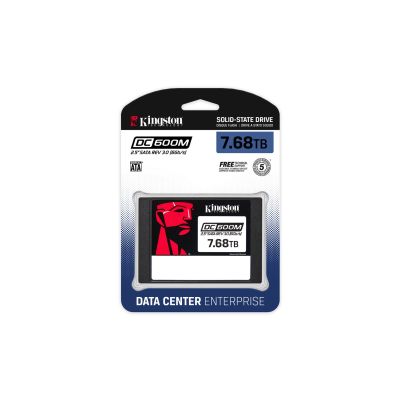 4. Dysk SSD Kingston DC600M 7.68TB SATA 2.5" SEDC600M/7680G (DWPD 1)