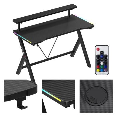Biurko Huzaro Hero 1.9 RGB Black