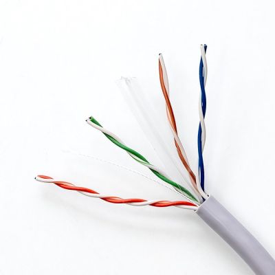 3. QOLTEC KABEL SIECIOWY SKRĘTKA UTP | CAT6 | 305M | PVC SZARY