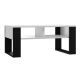 Stolik ława MODERN 2P 90x58xH50 biały/czarny