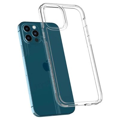 13. Etui Spigen Ultra Hybrid na iPhone 12 / iPhone 12 Pro - przezroczyste