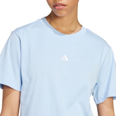 5. Koszulka damska adidas Essentials Small Logo jasnoniebieska JY4962
